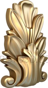 Corbels (KR_0340-1) 3D model for CNC machine