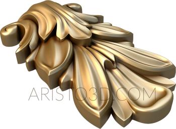 Corbels (KR_0340) 3D model for CNC machine