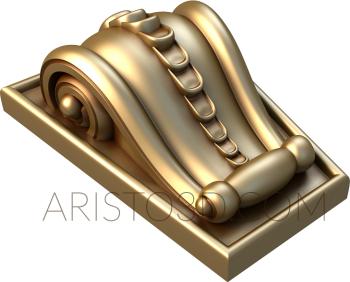 Corbels (KR_0349) 3D model for CNC machine