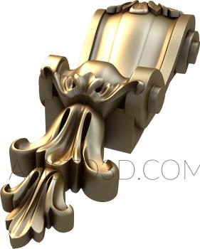 Corbels (KR_0359) 3D model for CNC machine