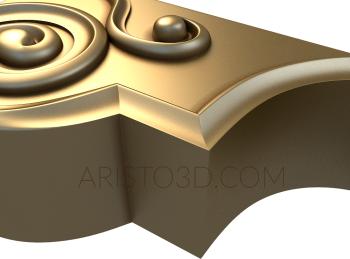 Corbels (KR_0360) 3D model for CNC machine