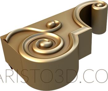 Corbels (KR_0360) 3D model for CNC machine