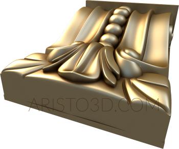 Corbels (KR_0371) 3D model for CNC machine