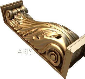 Corbels (KR_0374) 3D model for CNC machine