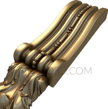 Corbels (KR_0389) 3D model for CNC machine