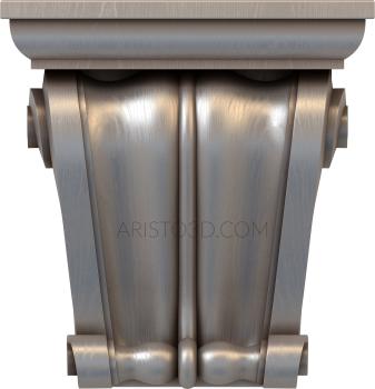 Corbels (KR_0419) 3D model for CNC machine