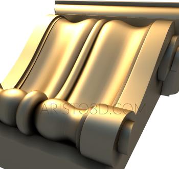 Corbels (KR_0419) 3D model for CNC machine