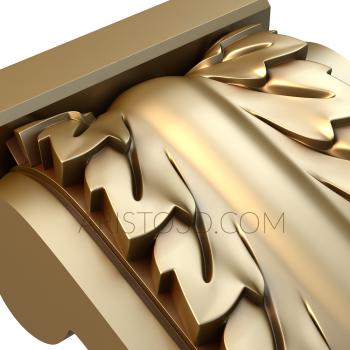 Corbels (KR_0426) 3D model for CNC machine