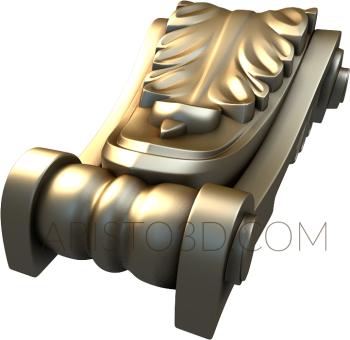 Corbels (KR_0429) 3D model for CNC machine