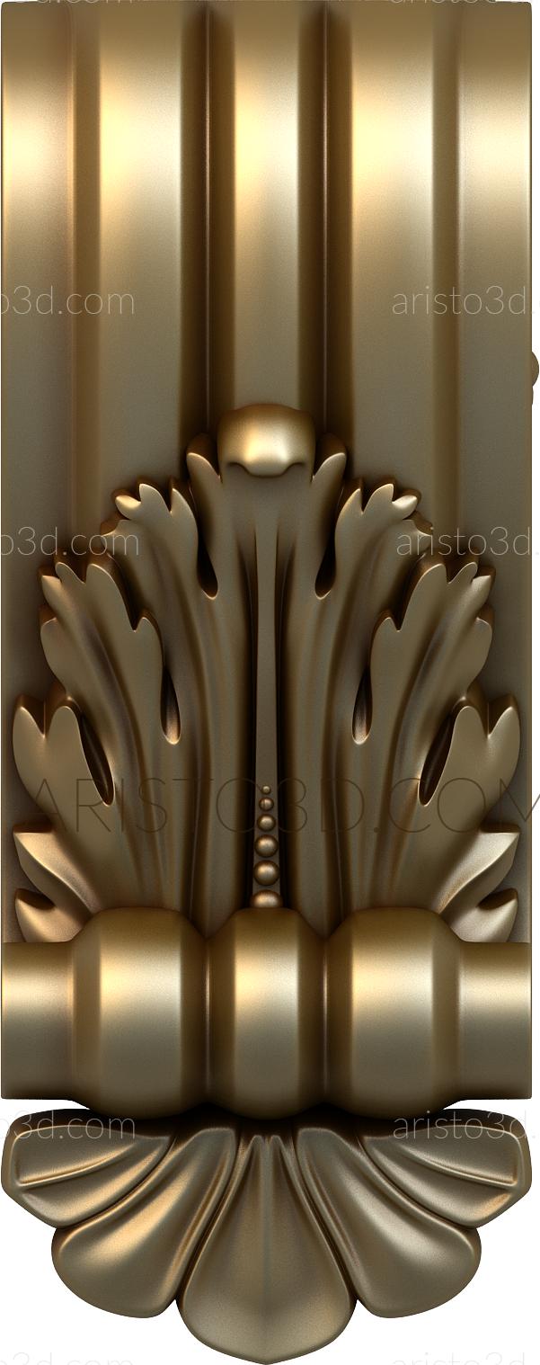 Corbels (KR_0430) 3D model for CNC machine