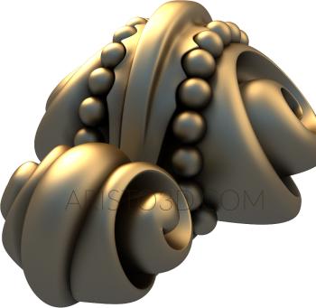 Corbels (KR_0431) 3D model for CNC machine