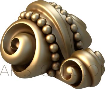 Corbels (KR_0431) 3D model for CNC machine