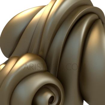 Corbels (KR_0435) 3D model for CNC machine