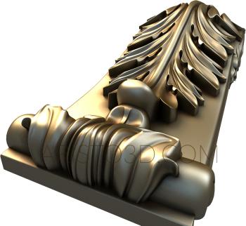 Corbels (KR_0454) 3D model for CNC machine