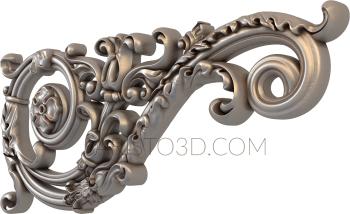 Corbels (KR_0456) 3D model for CNC machine