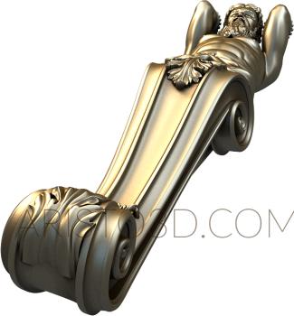 Corbels (KR_0458) 3D model for CNC machine