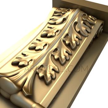 Corbels (KR_0459) 3D model for CNC machine