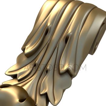 Corbels (KR_0465) 3D model for CNC machine