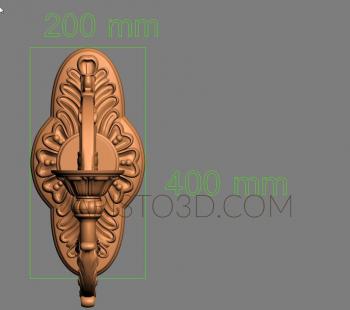 Corbels (KR_0489) 3D model for CNC machine