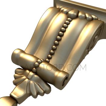 Corbels (KR_0508) 3D model for CNC machine