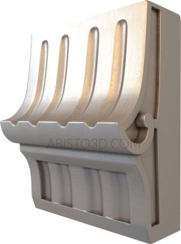 Corbels (KR_0510) 3D model for CNC machine