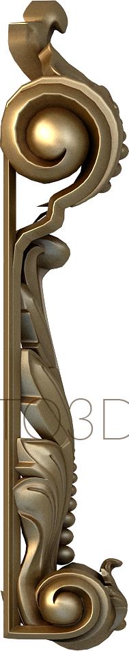 Corbels (KR_0511) 3D model for CNC machine