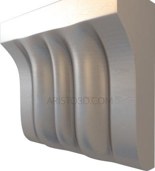 Corbels (KR_0513) 3D model for CNC machine