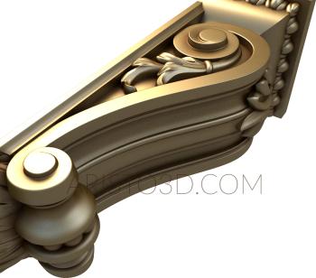 Corbels (KR_0517) 3D model for CNC machine