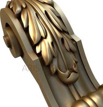 Corbels (KR_0523) 3D model for CNC machine