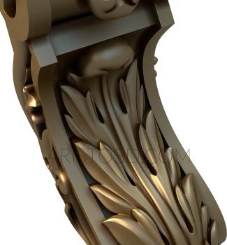 Corbels (KR_0531) 3D model for CNC machine