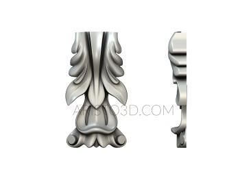 Corbels (KR_0557) 3D model for CNC machine