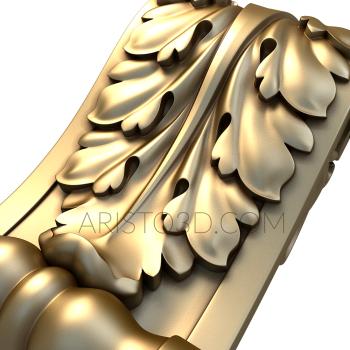 Corbels (KR_0559) 3D model for CNC machine