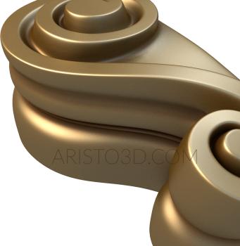 Corbels (KR_0587) 3D model for CNC machine