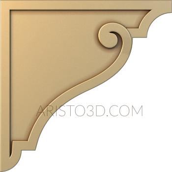 Corbels (KR_0595) 3D model for CNC machine