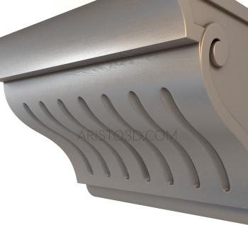 Corbels (KR_0595) 3D model for CNC machine