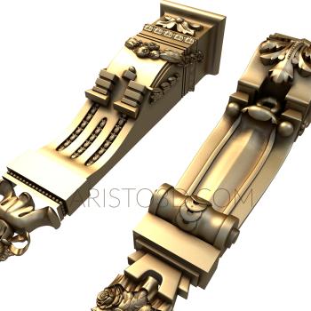 Corbels (KR_0605) 3D model for CNC machine