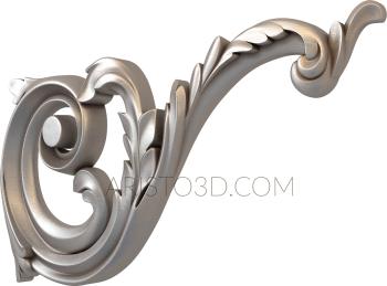 Corbels (KR_0624) 3D model for CNC machine