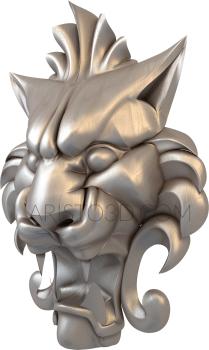 Mask (MS_0003) 3D model for CNC machine