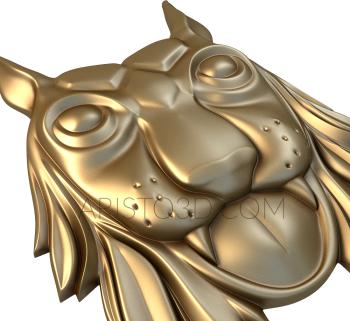 Mask (MS_0017) 3D model for CNC machine