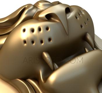 Mask (MS_0101) 3D model for CNC machine