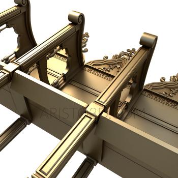 Church furniture (MBC_0005) 3D model for CNC machine