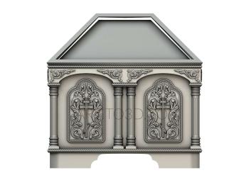 Church furniture (MBC_0009) 3D model for CNC machine