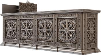 Church furniture (MBC_0027) 3D model for CNC machine