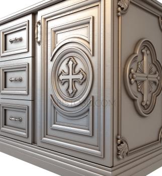 Church furniture (MBC_0032) 3D model for CNC machine