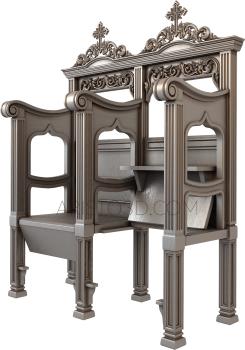 Church furniture (MBC_0034) 3D model for CNC machine