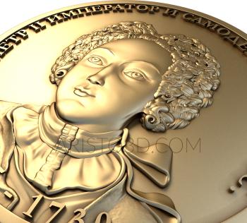 Medals (MD_0009) 3D model for CNC machine
