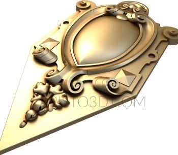 Symmetrycal onlays (NKS_0047) 3D model for CNC machine