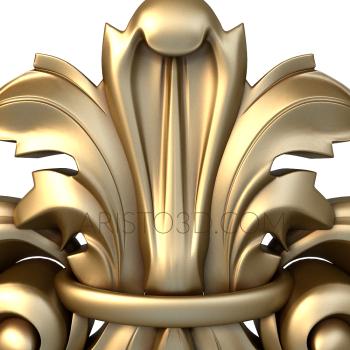 Symmetrycal onlays (NKS_0053) 3D model for CNC machine