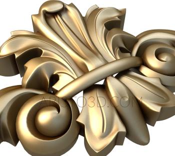 Symmetrycal onlays (NKS_0053) 3D model for CNC machine