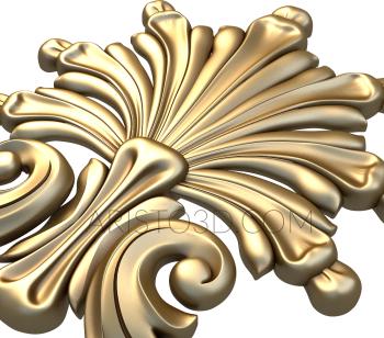 Symmetrycal onlays (NKS_0064) 3D model for CNC machine